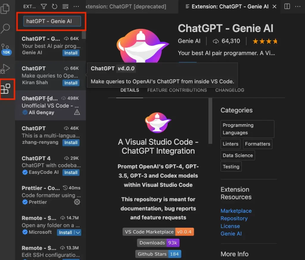  5 ChatGPT VSCode Sober Design