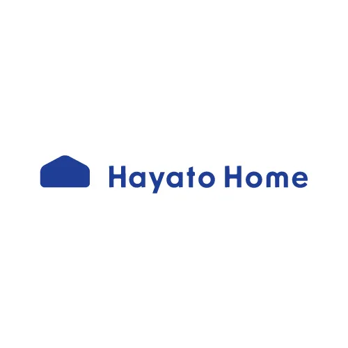 岐阜の不動産会社,ハヤトホームのロゴ,英語バージョン