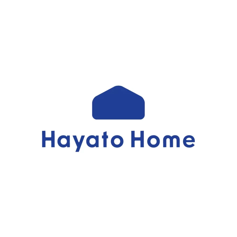 岐阜の不動産会社,ハヤトホームのロゴ,英語語バージョン