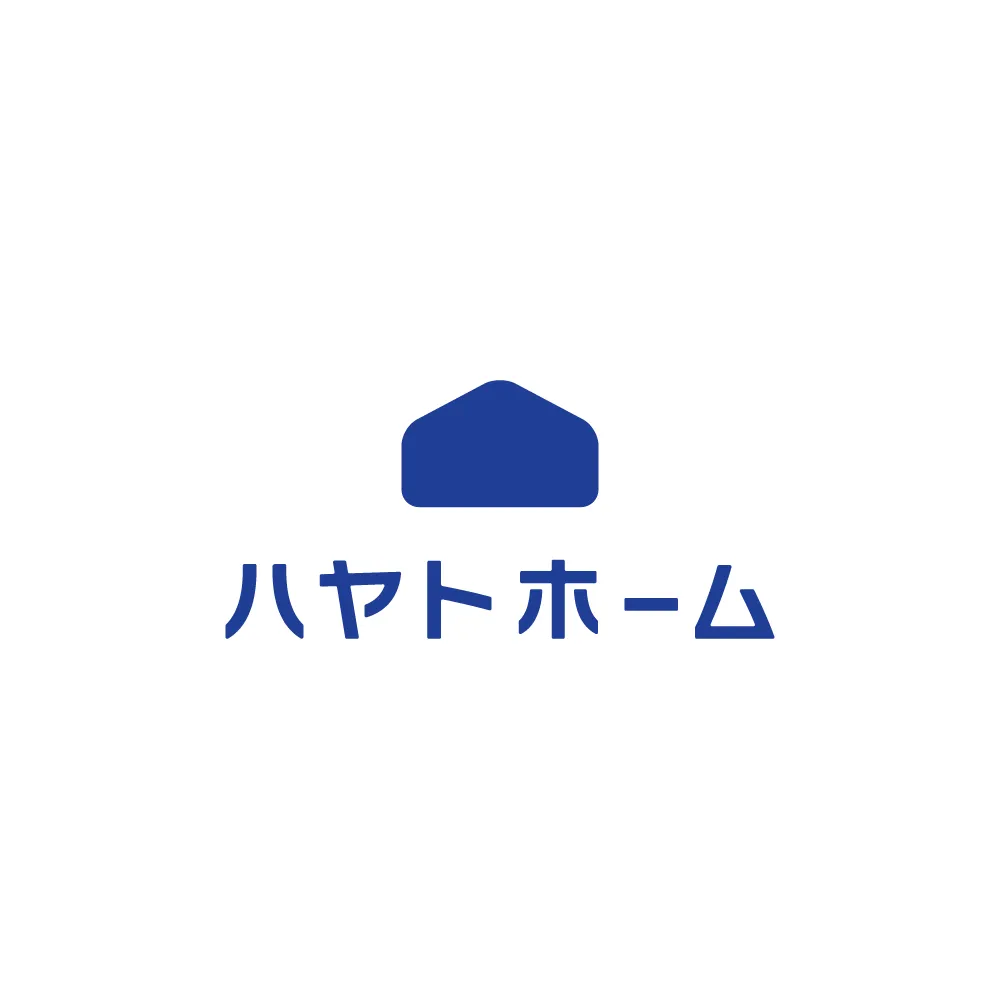 岐阜の不動産会社,ハヤトホームのロゴ,日本語バージョン