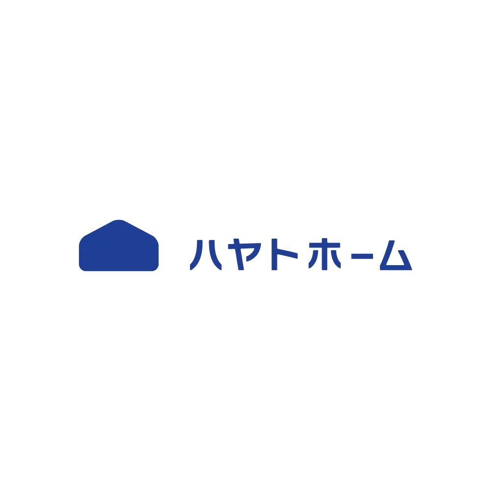 岐阜の不動産会社,ハヤトホームのロゴ,日本語バージョン